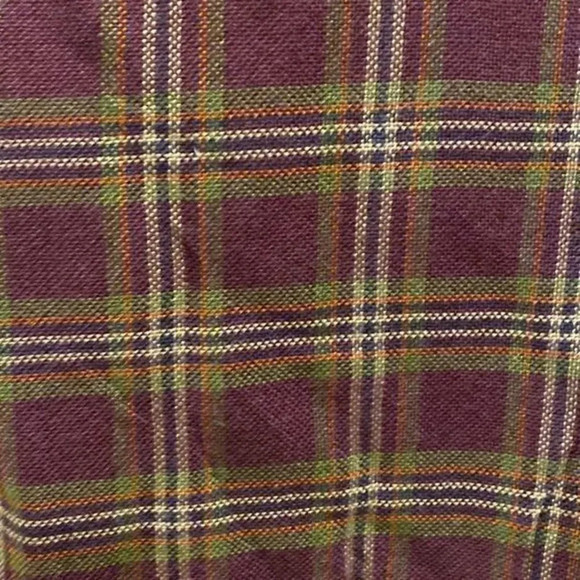 - Zara PLAID SHOULDER PAD BLOUSE - Picture 8 of 9